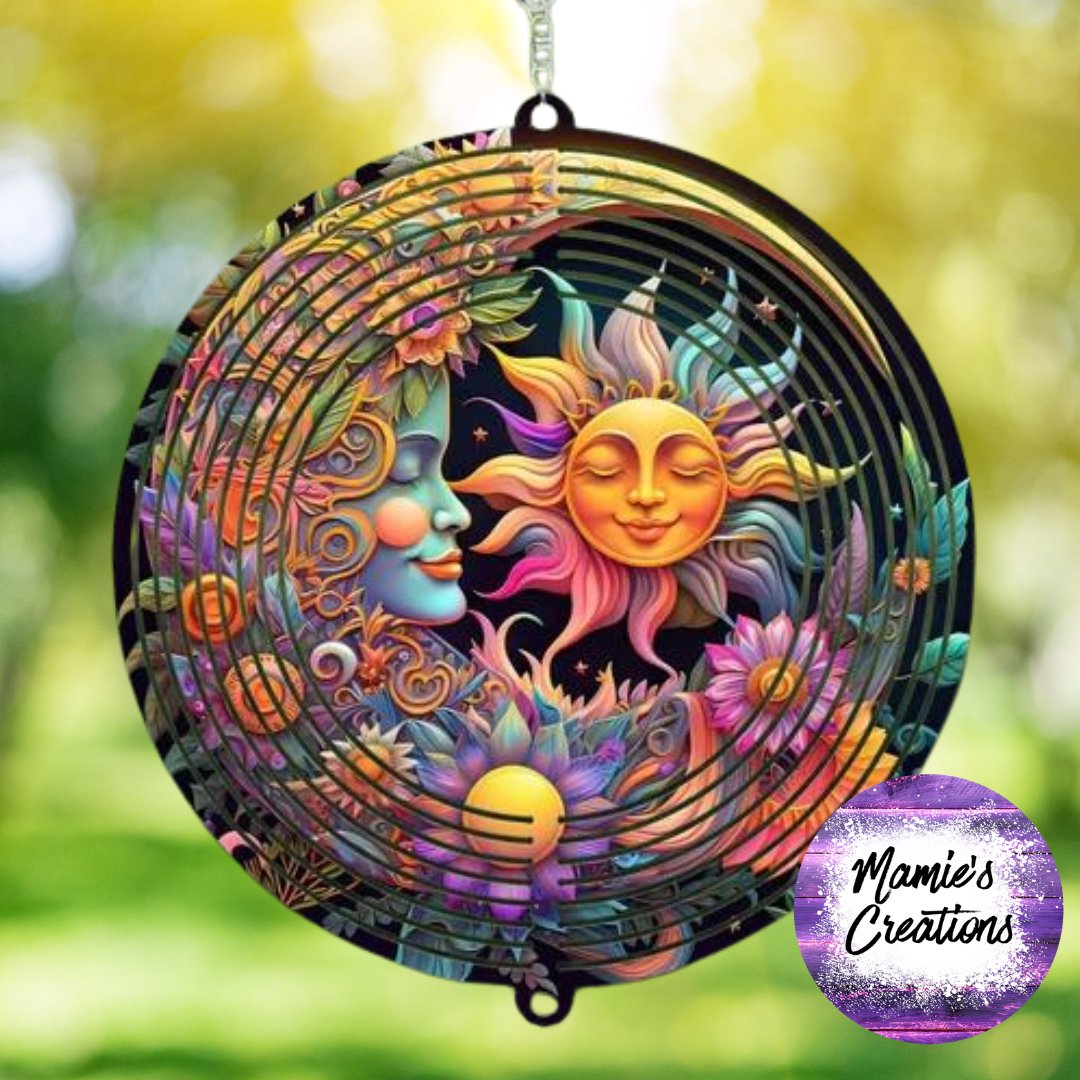 Moon Wind Spinner - Mamie's Creations