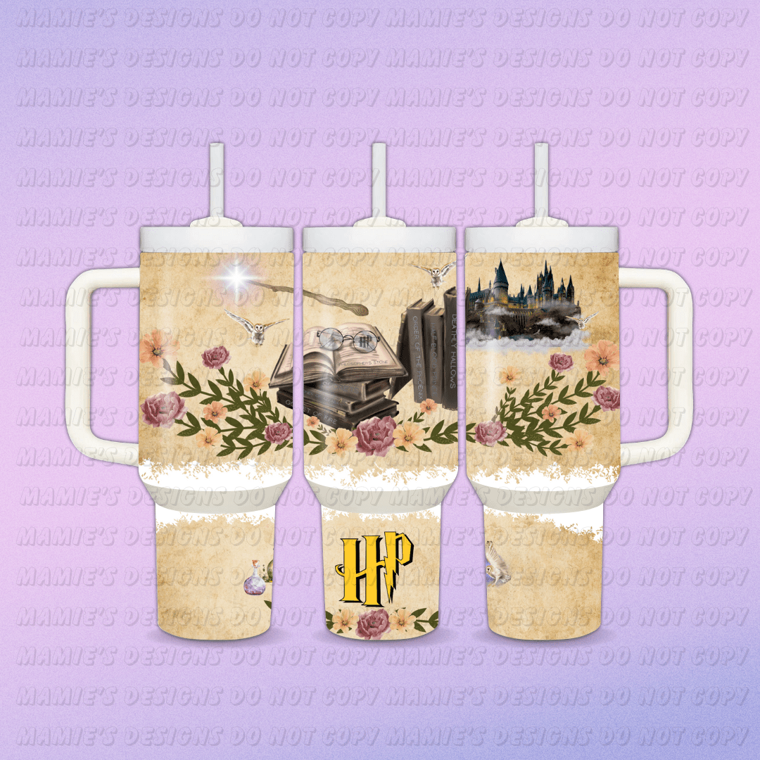 Sorcery Magic 40oz Digital Design - Mamie's Creations