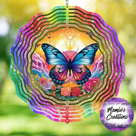 Butterfly Wind Spinner - Mamie's Creations