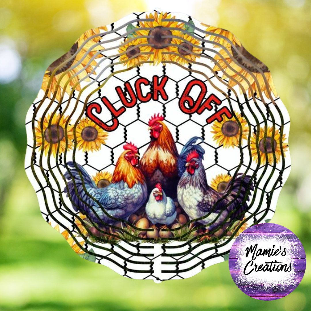 Cluck Off Wind Spinner - Mamie's Creations