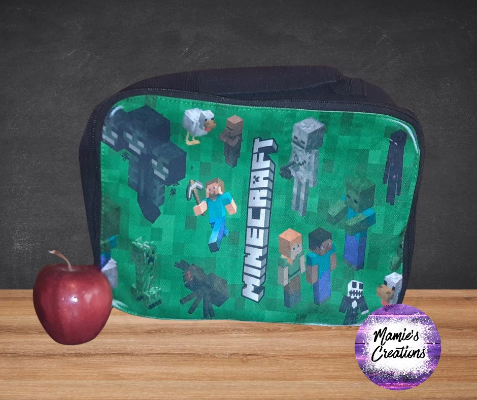 Minecraft Student Lunch Box - Mamie's Creations