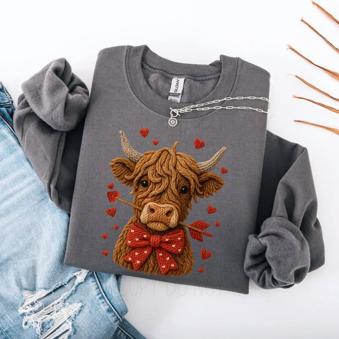 Cupid Faux Cow Arrow T shirt