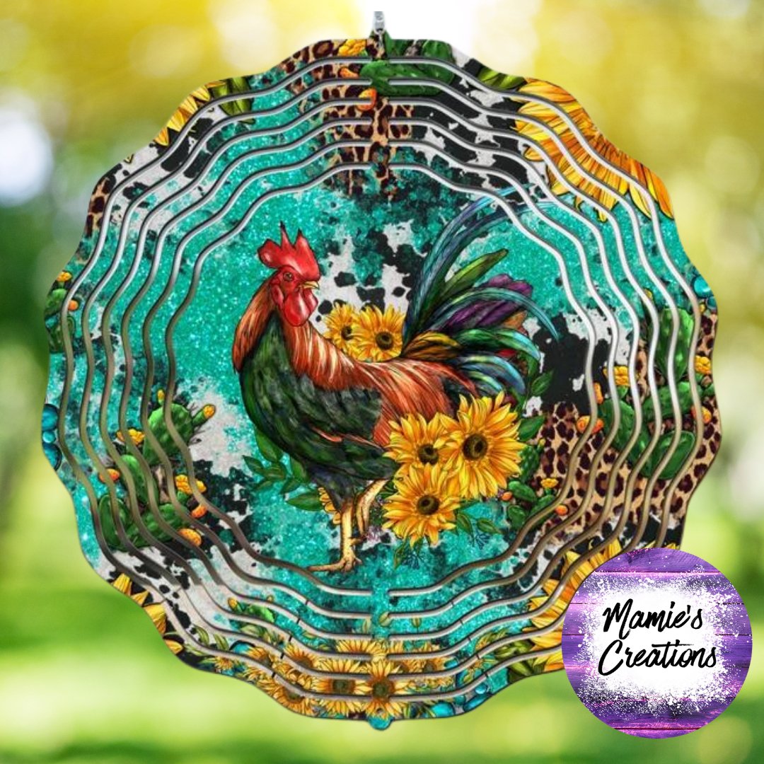 Roaster Wind Spinner - Mamie's Creations