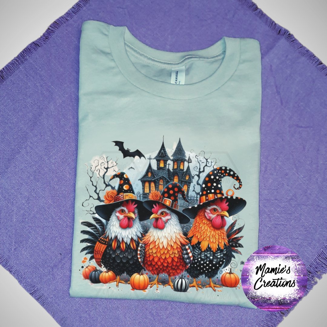 Spooky Chicken shirt - Mamie's Creations