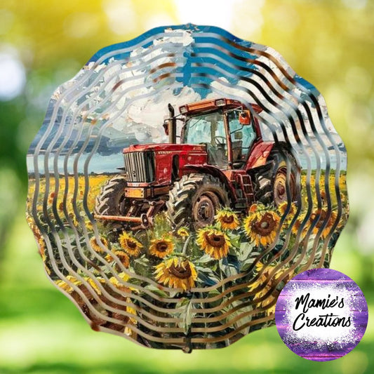 Tractor Wind Spinner - Mamie's Creations