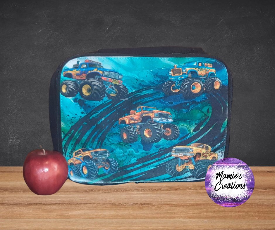 Trucks Student Lunch Box - Mamie's Creations