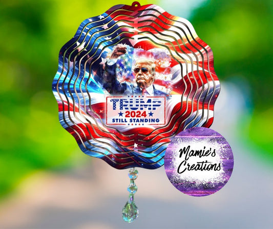 Trump Wind Spinner Porch Decor - Mamie's Creations