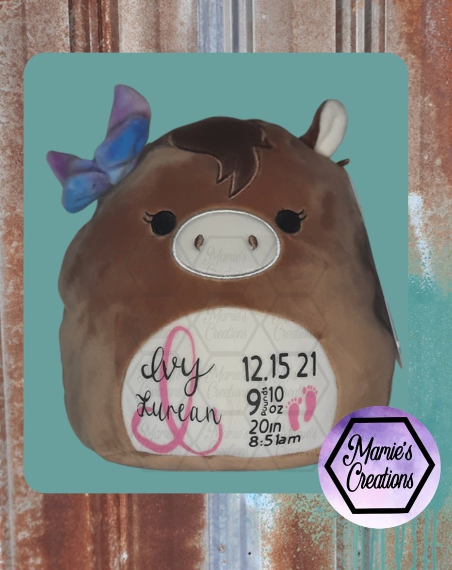 Mallow Birth Announcements - Mamie's Creations