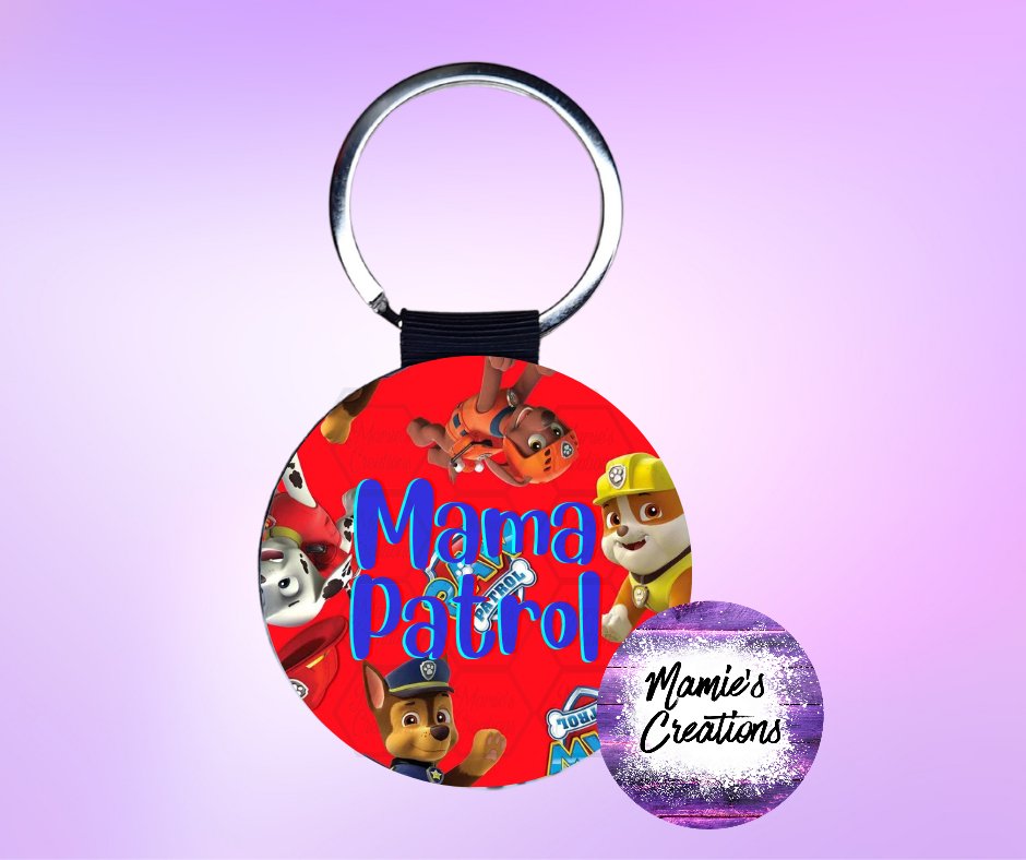 Mama Patrol Keychain - Mamie's Creations