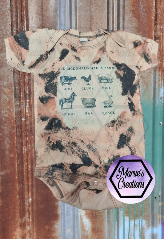 Old McDonald Baby Bodysuit - Mamie's Creations